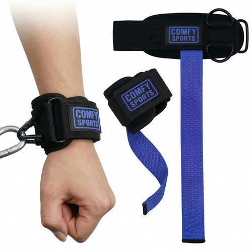 Weight lifting straps cuffed - weight, d