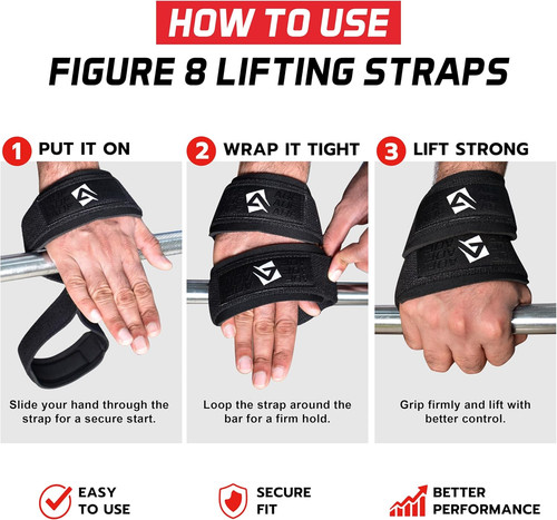 Figure weight lifting straps - 8,