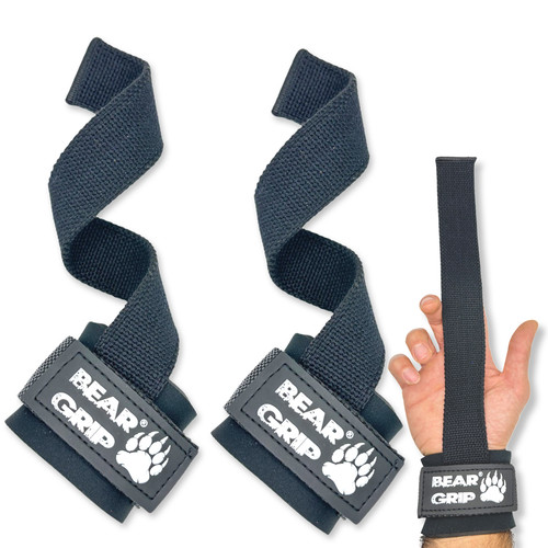 Beargrip power lifting straps - beargrip,